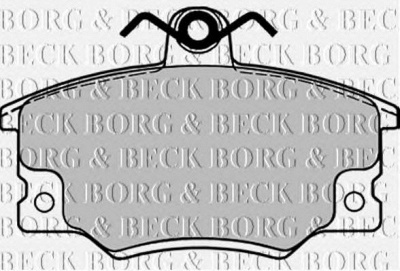 BORG & BECK bbp1090 -  Комплект тормозных колодок, дисковый тормоз